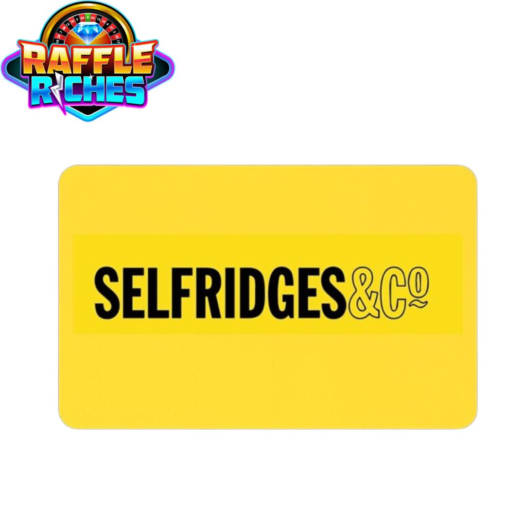 Won £100 Selfridges gift card (£50 Cash alternative)